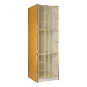 Large Instrument Locker w/ Grille Doors - 3 Compartments (27" D)